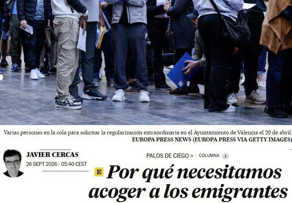 El Pais del PSOE contra la Europa blanca