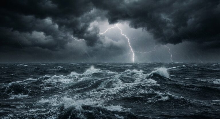 tormenta mar cambio climatico