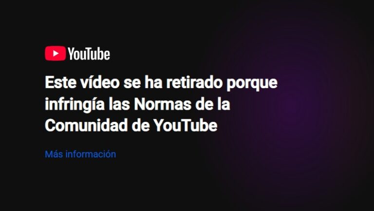 youtube video retirado censurado
